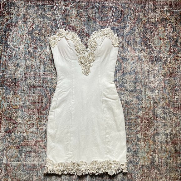 Luxxel Dresses & Skirts - White Bride Bachelorette Dress